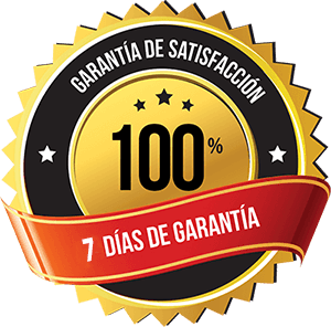 Sello de garantía de satisfacción: 7 días