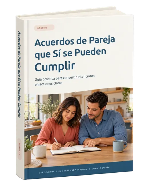 Mockup de Acuerdos de Pareja que Sí se Pueden Cumplir